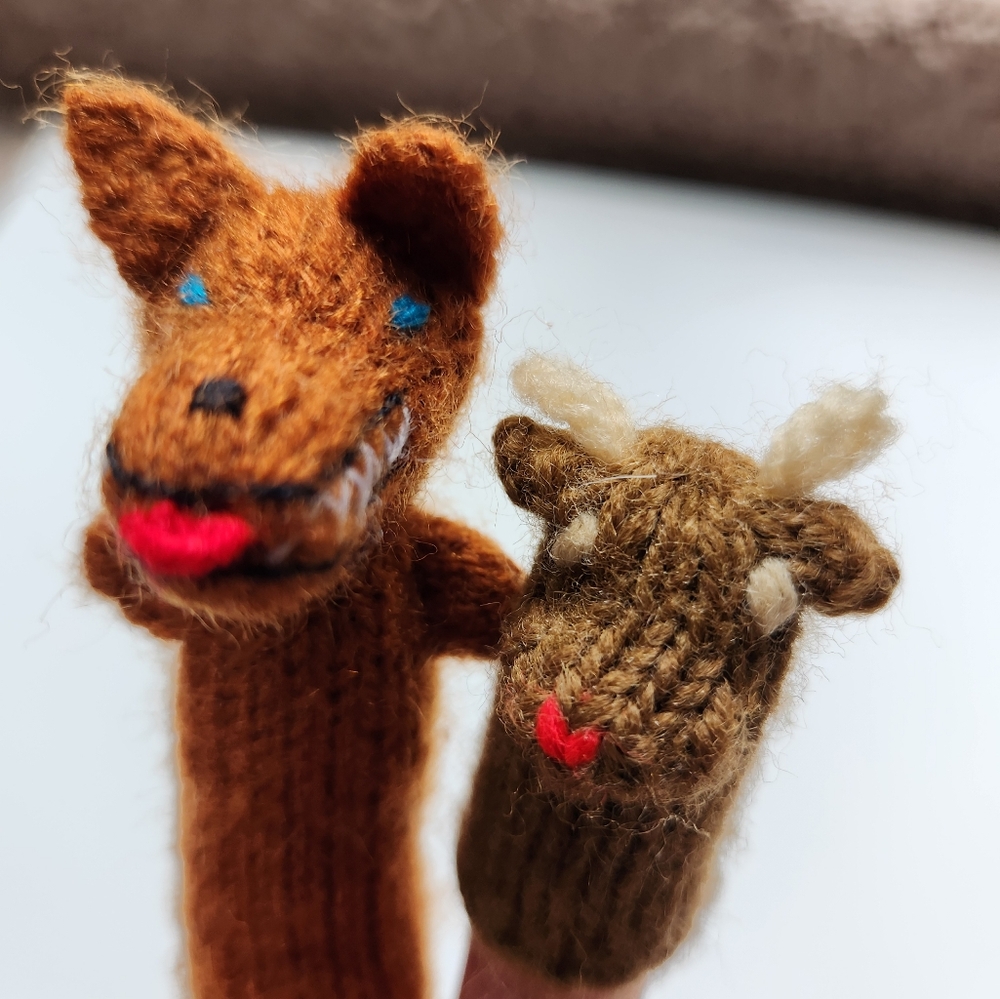 Tiny Animal Finger Puppets